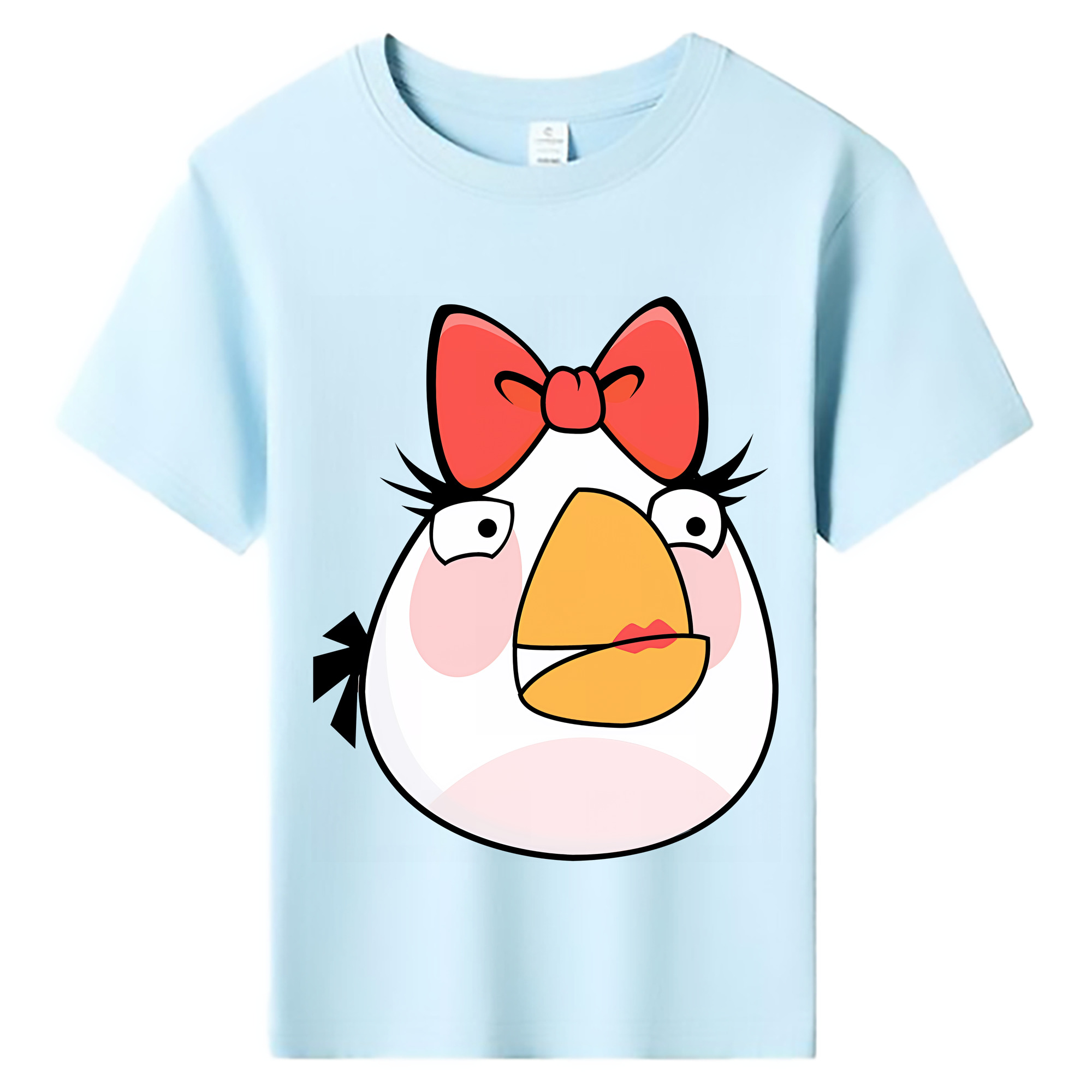 （画像用） Angry Birds アングリーバード 綿100％キッズTシャツ（フロントプリント）